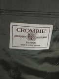 25/1039 wonderful immaculate vintage crombie grey mult-stripe d/b wool suit 39 regular