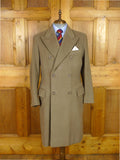 25/1050 immaculate vintage welsh & jefferies savile row bespoke heavyweight british warm coat overcoat 43