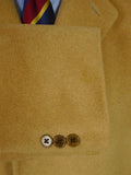 25/1053 stunning vintage daks 92% camelhair camel coat overcoat w/ satin linings 42