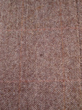 25/1055 fabulous 1958 huntsman & sons savile row bespoke brown wp check 3-piece worsted twill suit 38-39 long