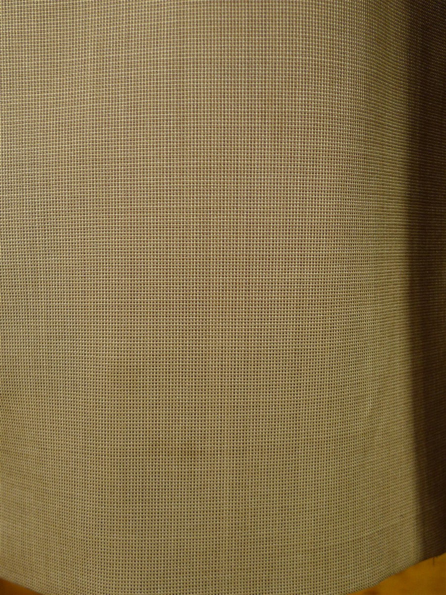 25/1056 dege & skinner 2009 savile row bespoke tan beige worsted suit w/ horn buttons 45 regular to long