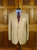 25/1044 immaculate gieves & hawkes savile row wool silk & linen beige blazer sports jacket 42 short