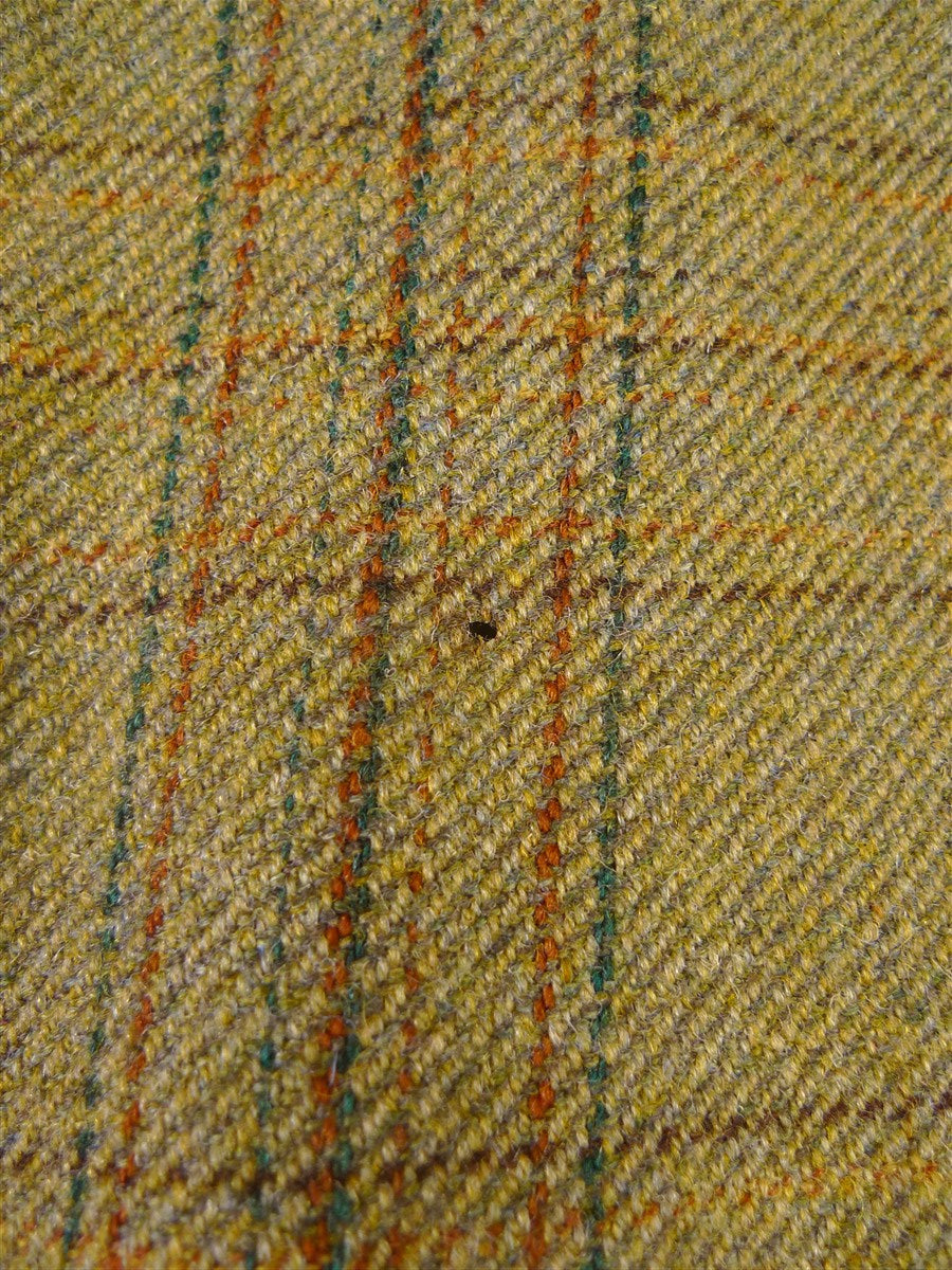 25/1057 exceptional 1991 anderson & sheppard savile row bespoke heavyweight green wp check tweed shooting suit w/ breeks 44-45 regular