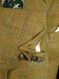 25/1059 exceptional 2005 anderson & sheppard savile row bespoke heavyweight brown wp check tweed shooting suit w/ breeks 43-44 regular