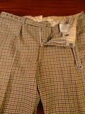 25/1041 fabulous vintage anderson & sheppard savile row bespoke heavyweight gun check tweed breeks 38