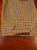 25/1041 fabulous vintage anderson & sheppard savile row bespoke heavyweight gun check tweed breeks 38