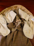 25/1041 fabulous vintage anderson & sheppard savile row bespoke heavyweight gun check tweed breeks 38