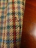 25/1042 fabulous vintage heavyweight gun check tweed breeks 40