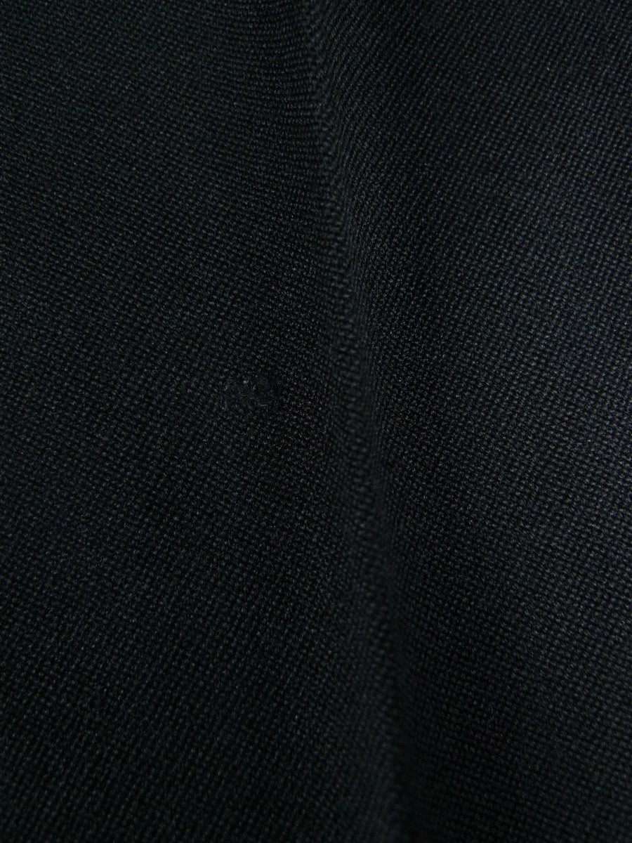 25/1063A vintage 1960s austin reed black barathea wool evening trouser w/ original belt 34