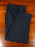 26/0019 vintage black worsted high-rise trouser w/ waist adjusters 36
