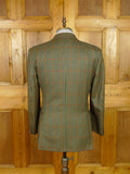 25/1070 immaculate vintage daks gun check wool sports jacket blazer 38-39 regular