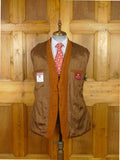 25/1072 wonderful russet brown vintage harris tweed half-norfolk style country jacket 42 regular