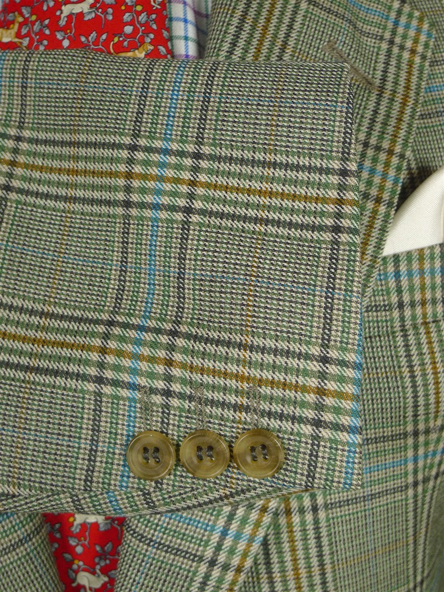 25/1068 immaculate vintage daks glen check wool sports jacket blazer 42 regular