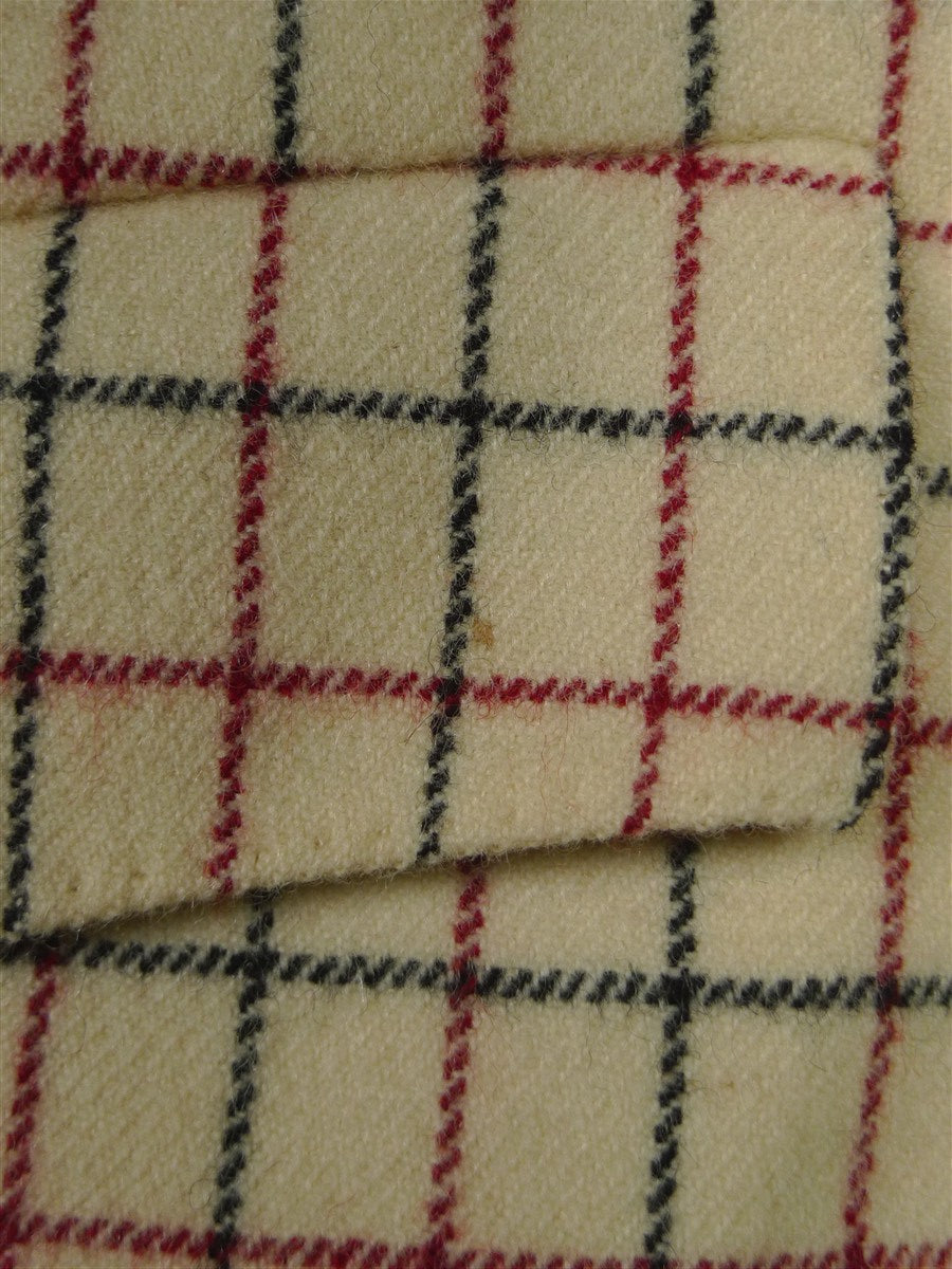 25/1065A vintage john g hardy tattersall check wool riding country waistcoat 40