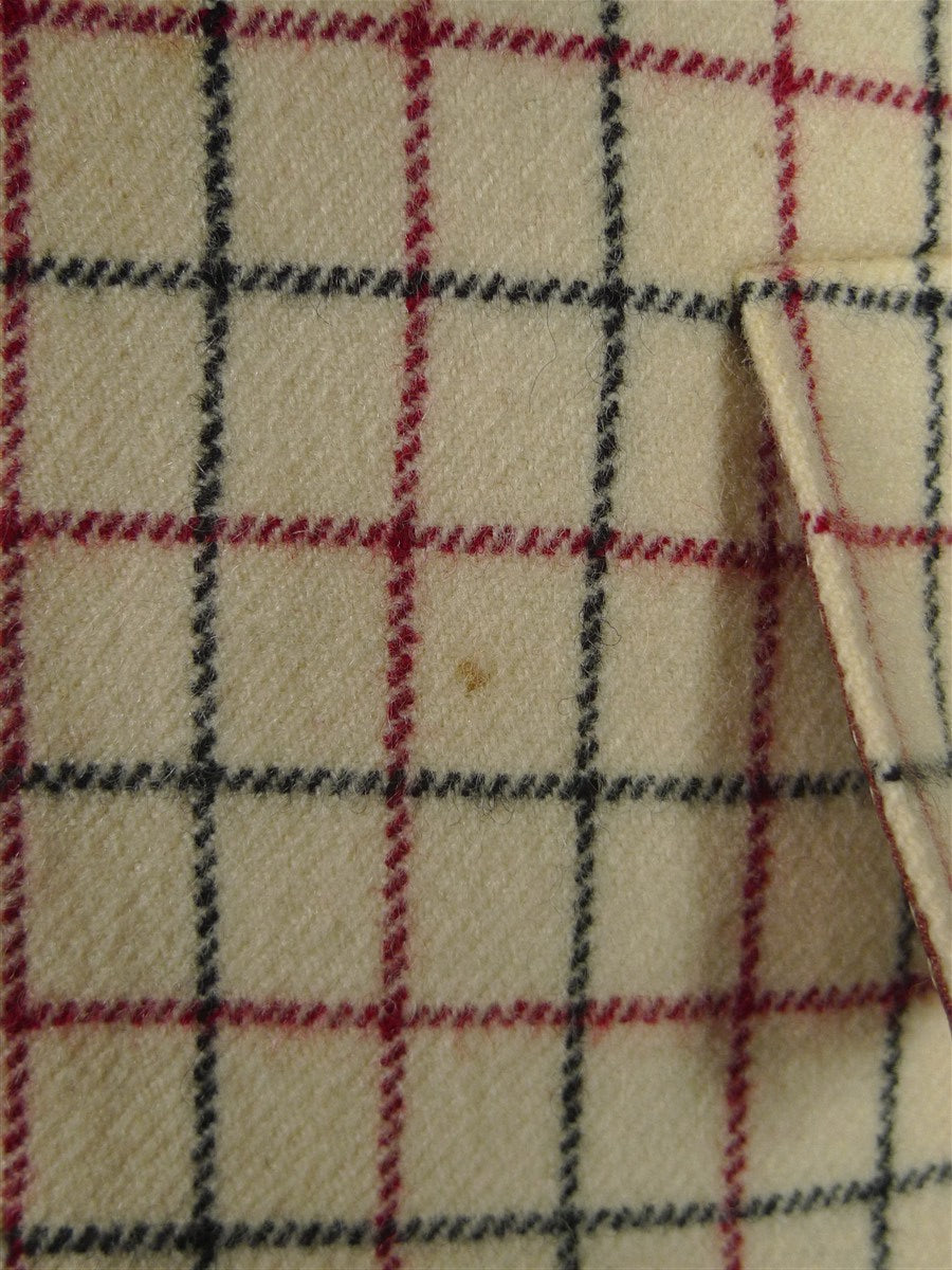 25/1065A vintage john g hardy tattersall check wool riding country waistcoat 40