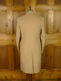 25/1083 stunning vintage british 100% cashmere camel coat overcoat 38