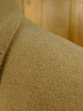 25/1083 stunning vintage british 100% cashmere camel coat overcoat 38