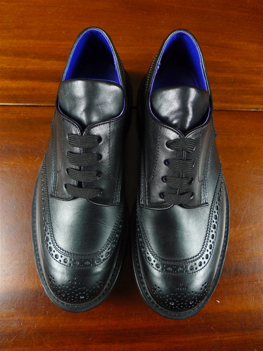 25/1090 brand new trickers x burberry black 'devon' brogues shoe rrp £900 uk 8