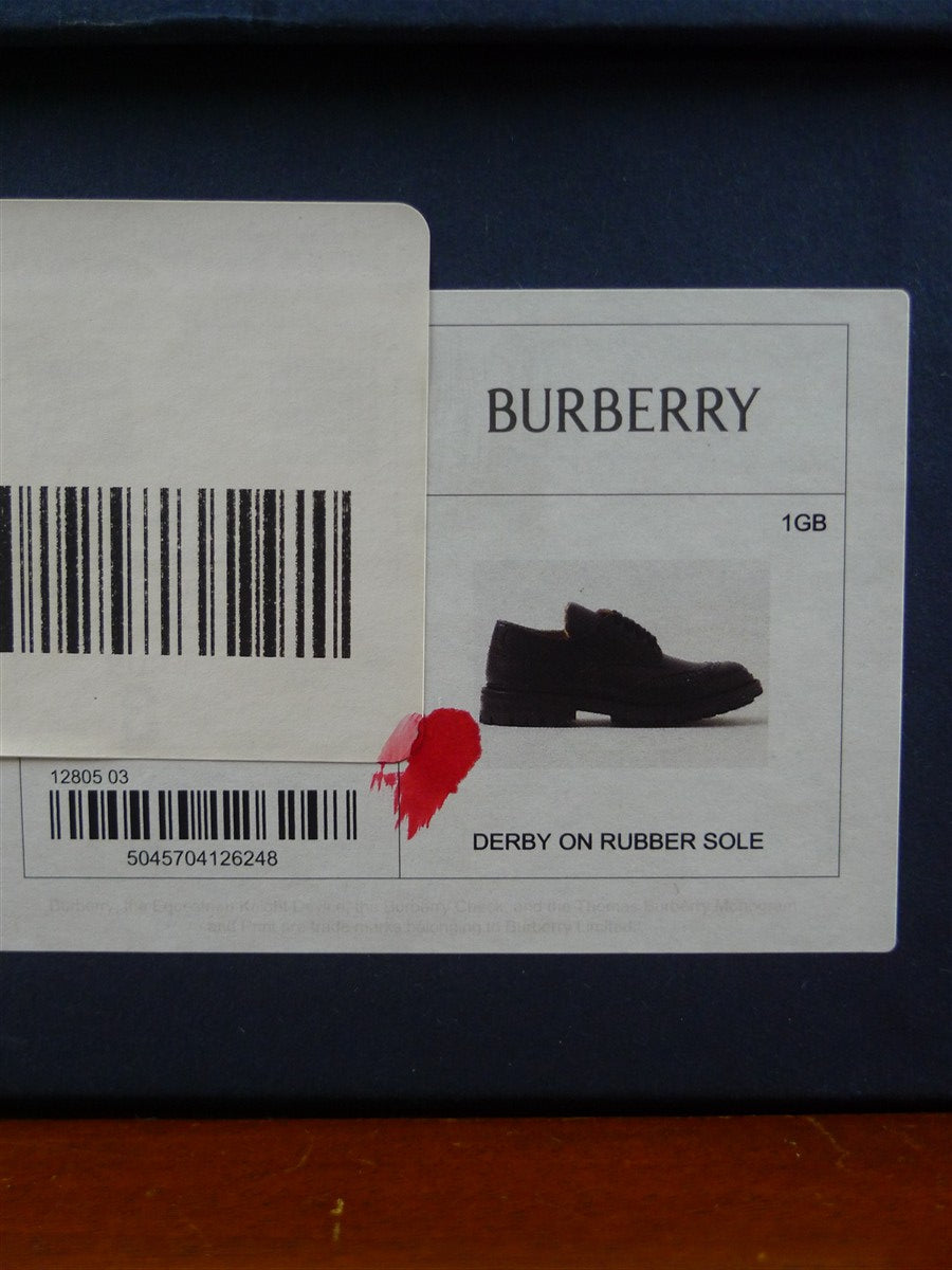 25/1090 brand new trickers x burberry black 'devon' brogues shoe rrp £900 uk 8