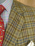 25/1097 near immaculate vintage heavyweight bespoke tailored gun check tweed jacket 42 short