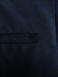 26/0015 anderson & sheppard 2004 savuile orw bespoke dark teal blue superfine wool high-rise trouser 49