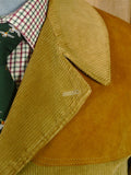 25/1112 vintage the squire by invertere corduroy shooting jacket w/ red lining 40-42 long