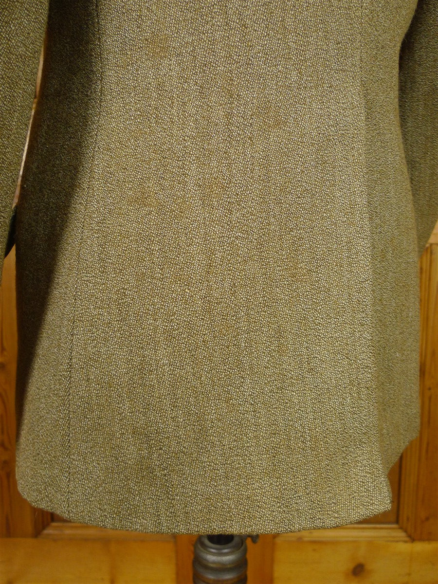 25/1099 heavyweight green keepers tweed hacking jacket 38-39 regular