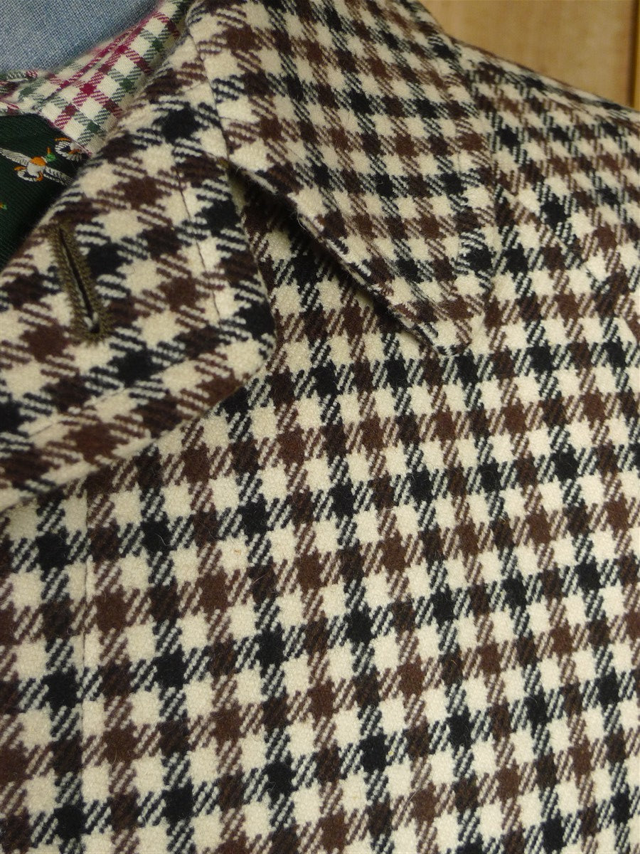 25/1104 exceptional immaculate invertere gun check tweed field coat shooting jacket 38-39