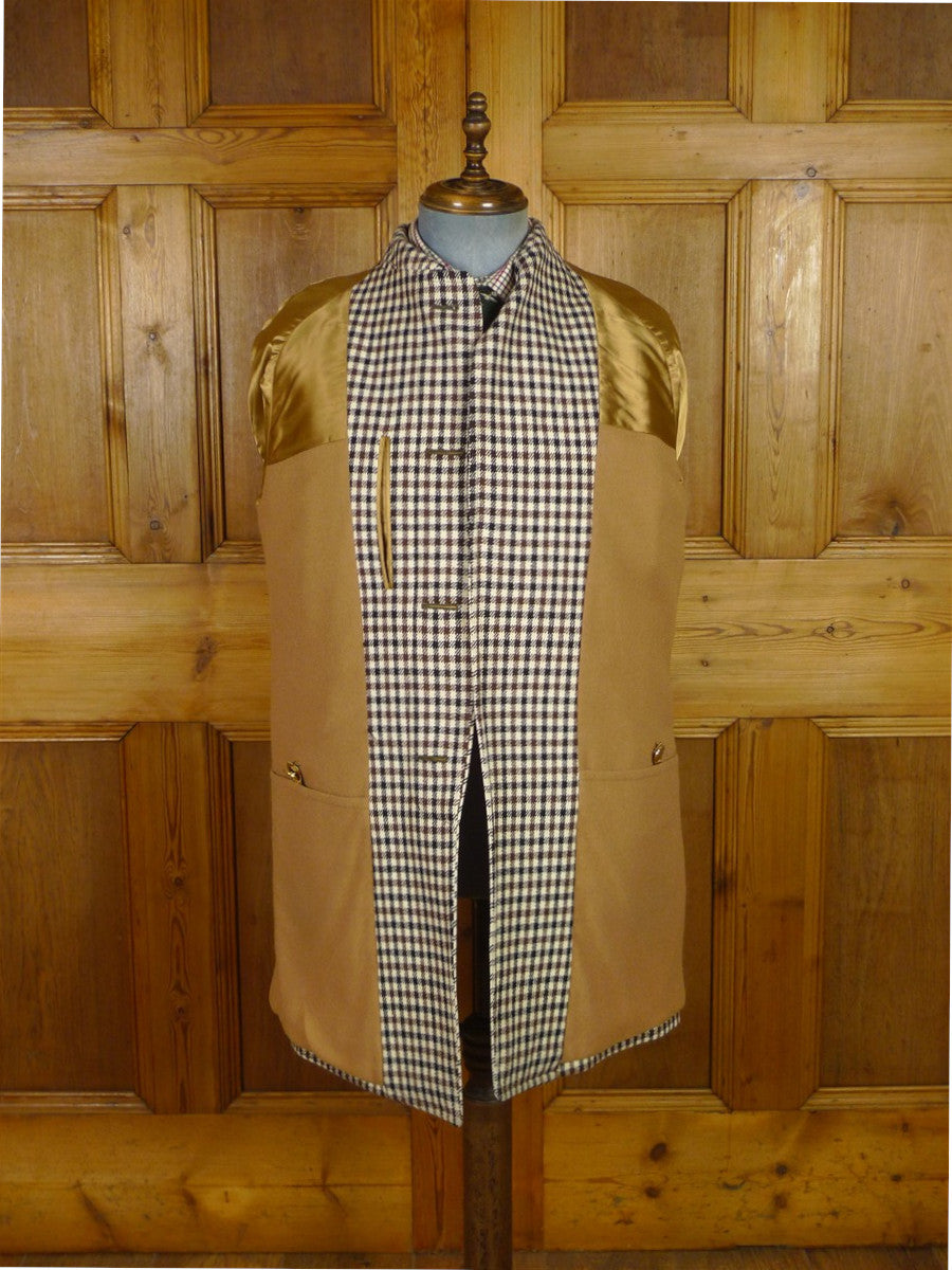 25/1104 exceptional immaculate invertere gun check tweed field coat shooting jacket 38-39