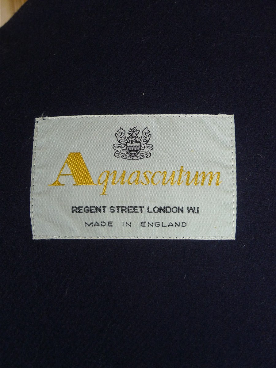 25/1105 immaculate aquascutum london glen check tweed field coat shooting jacket 45-46