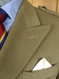 25/1108 immaculate vintage crombie melton wool british warm overcoat w/ leather buttons 40 regular
