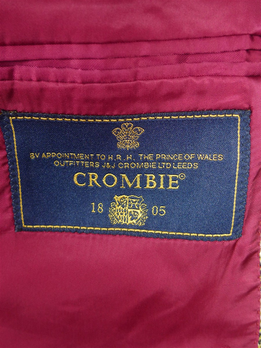 25/1092 immaculate crombie sporting check tweed sports jacket blazer 42 short