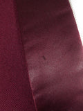 25/1131 wonderful 1960s vintage burgundy wool smoking / dinner jacket w/ silk shawl lapel 39-40 regular