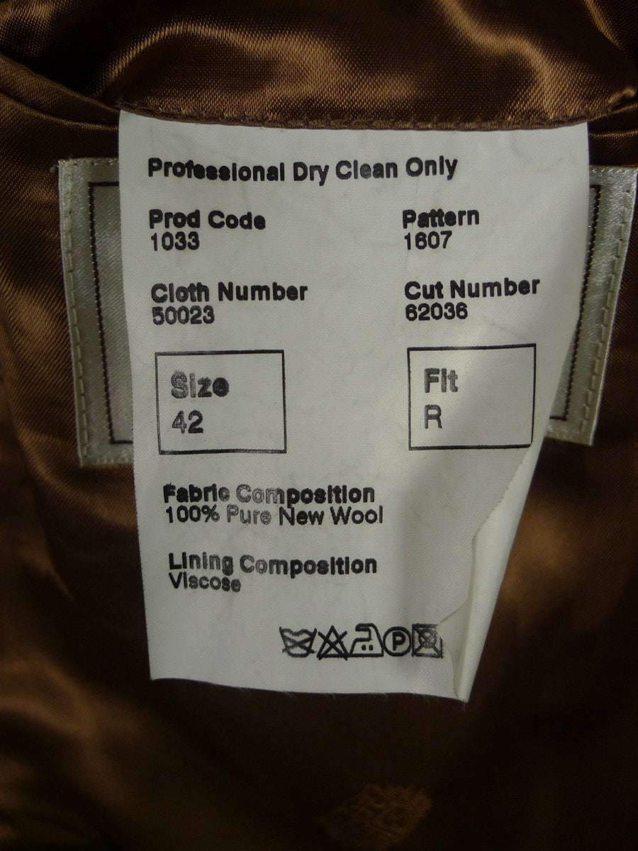 25/1107 near immaculate crombie melton wool heavyweight british warm style overcoat coat w/ leather buttons 42-43 regular