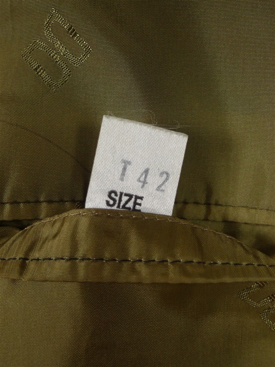 25/1130 near immaculate daks wool silk & linen green wp check sports jacket blazer 42 long