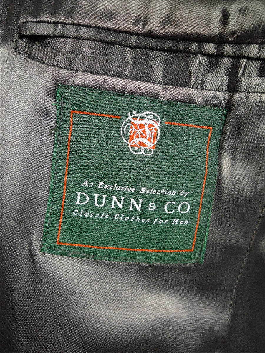 25/1141 near immaculate vintage british grey herringbone chesterfield coat overcoat 38 regular