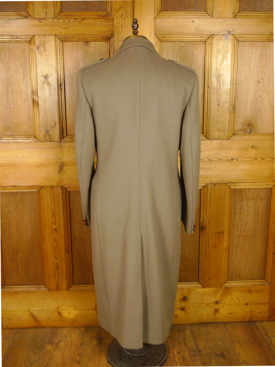25/1142 new old stock mint w/tags daks full-length british warm sandhurst officers overcoat coat 40 long