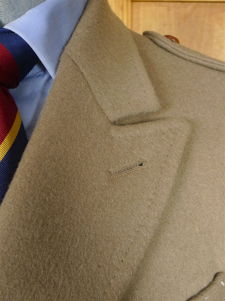 25/1142 new old stock mint w/tags daks full-length british warm sandhurst officers overcoat coat 40 long