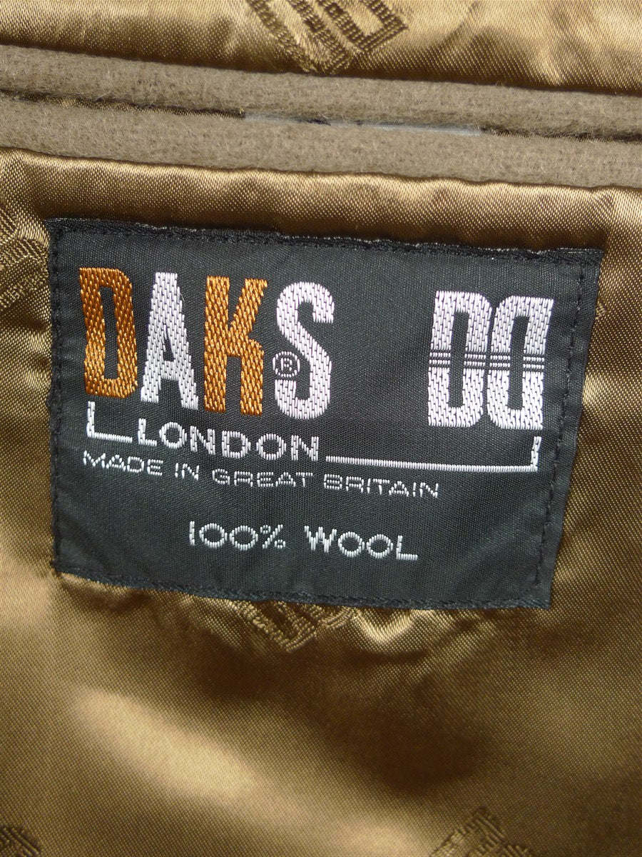25/1142 new old stock mint w/tags daks full-length british warm sandhurst officers overcoat coat 40 long