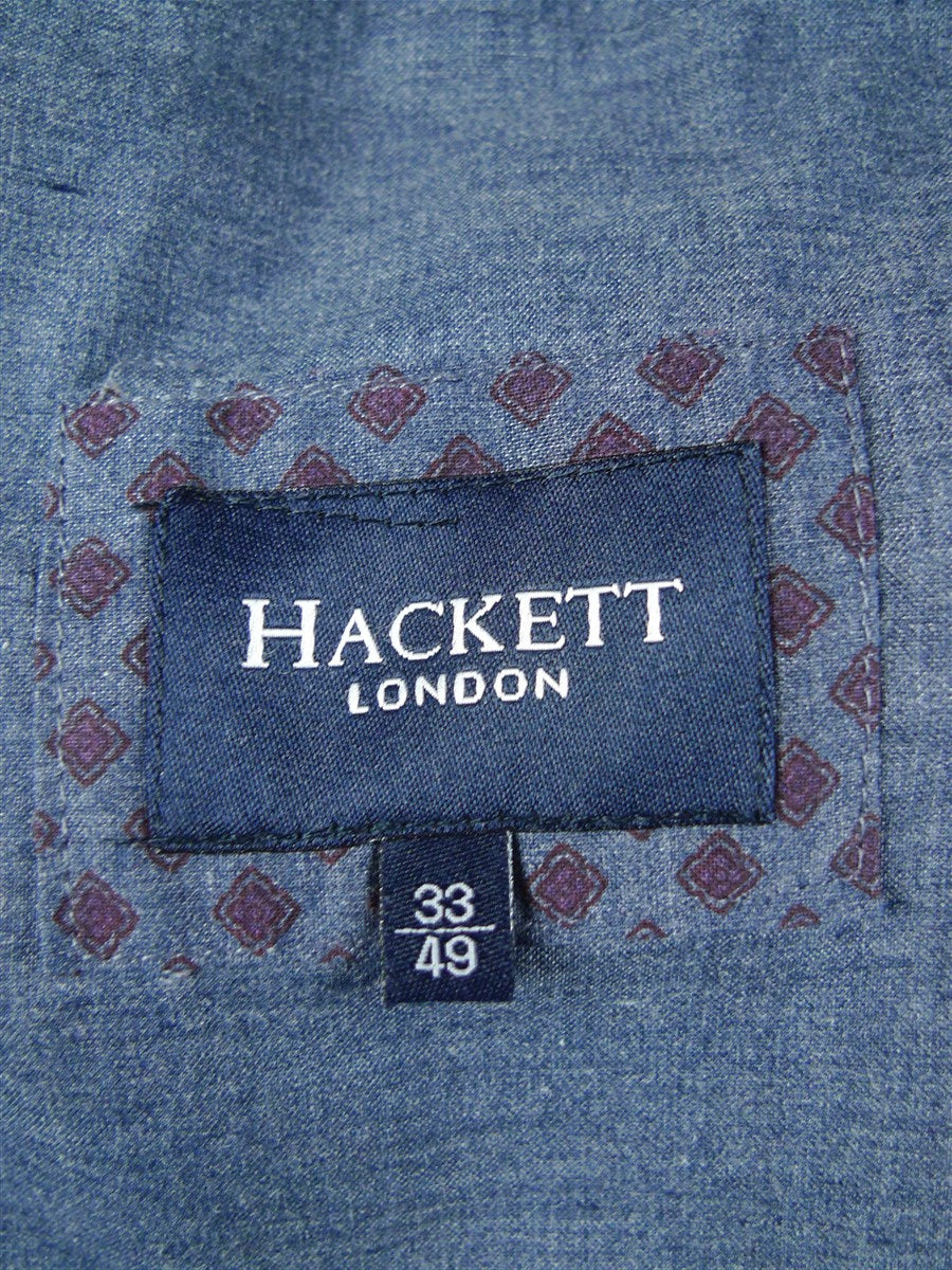 25/1123 brand new hackett tartan wool evening dress trouser 34