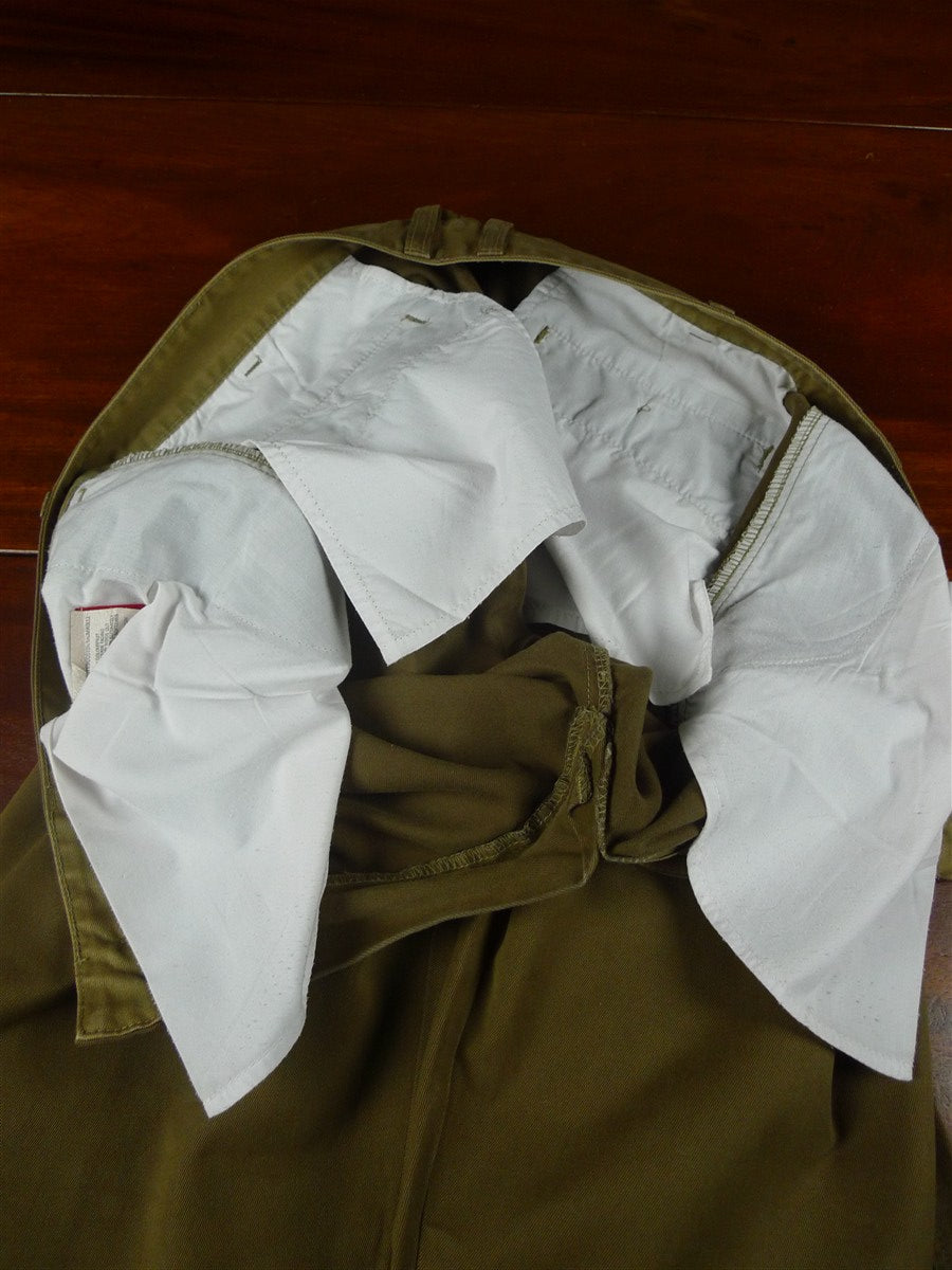 25/1125 immaculate rm williams australian heavy cotton drill brown chino jean trouser 38