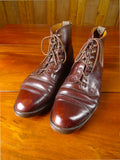 25/1149 mahogany brown grenson commando sole field boot uk 10
