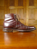 25/1149 mahogany brown grenson commando sole field boot uk 10