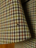 25/1170 superb 1969 vintage connock & lockie bespoke heavyweight worsted 3-piece brown gun check town & country suit 41 long