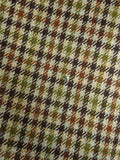25/1170 superb 1969 vintage connock & lockie bespoke heavyweight worsted 3-piece brown gun check town & country suit 41 long