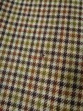 25/1170 superb 1969 vintage connock & lockie bespoke heavyweight worsted 3-piece brown gun check town & country suit 41 long