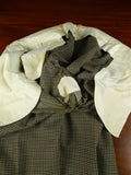 25/1170 superb 1969 vintage connock & lockie bespoke heavyweight worsted 3-piece brown gun check town & country suit 41 long