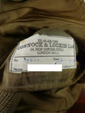 25/1171 superb 1974 vintage connock & lockie bespoke heavyweight worsted 3-piece beige brown gun check town & country suit 41 long
