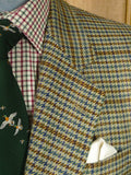 25/1167 immaculate vintage aquascutum gun check wool tweed sports jacket blazer 40 regular