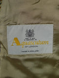 25/1167 immaculate vintage aquascutum gun check wool tweed sports jacket blazer 40 regular